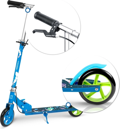 Double freinage – à main et au pied