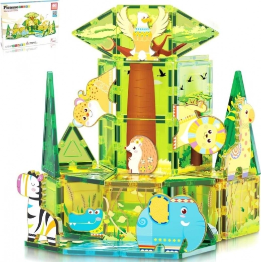 Picasso jeu de construction Safari set avec 8 animaux