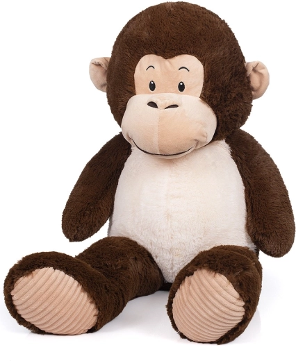 Singe en peluche assis 100 cm