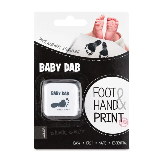 Baby Dab peinture pour empreintes de bébé – gris