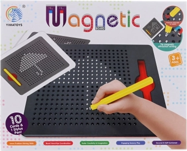 Tableau magnétique avec billes et cartes