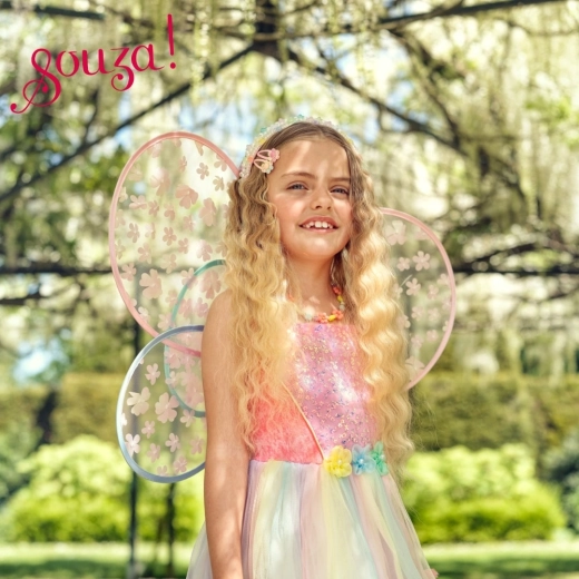 Souza! costume de fée pour enfant Flora (3–4 ans, 98–104 cm)