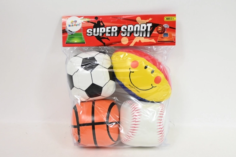 Balles souples pour enfants (4 pcs)