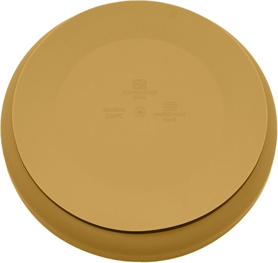 Assiette avec ventouse stable et silicone résistant