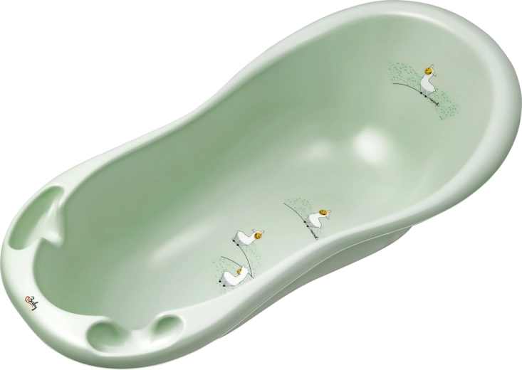 Baignoire pour bébé 100 cm vert sauge MALTEX Minimal Lama