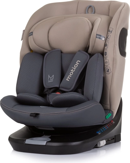 siège auto i-Size 40–150 cm avec Isofix et rotation à 360°, Macadamia