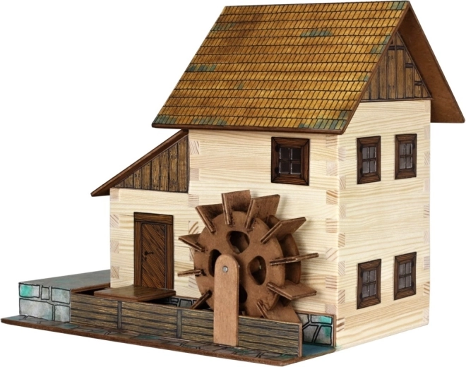 Maquette en bois à coller Walachia – moulin à eau 1:32