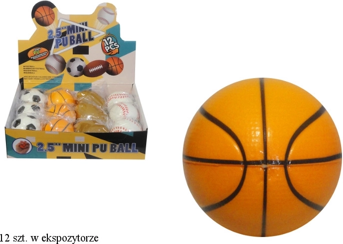 Balle antistress souple – motifs sportifs