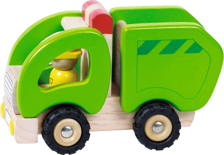 Voiture de pompier en bois - 1 pièce