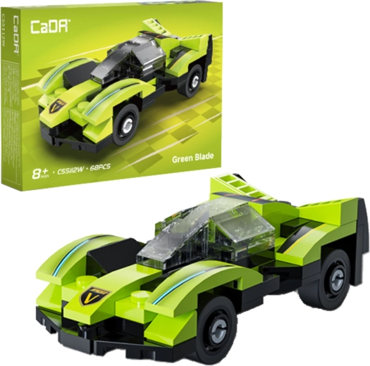 Jeu de construction CaDA voiture de course Green Blade (68 pièces)