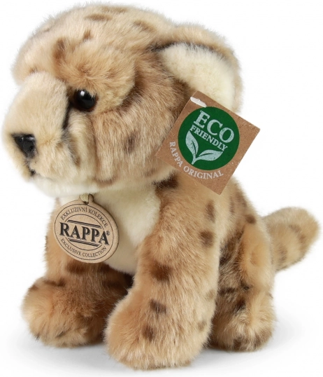 Guépard en peluche assis 18 cm éco-responsable