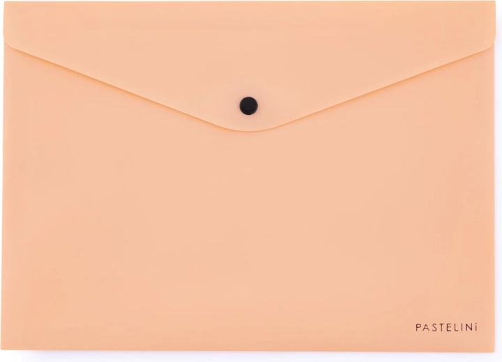 Pochette avec bouton-pression Pastelini abricot