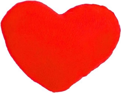 Cœur en peluche