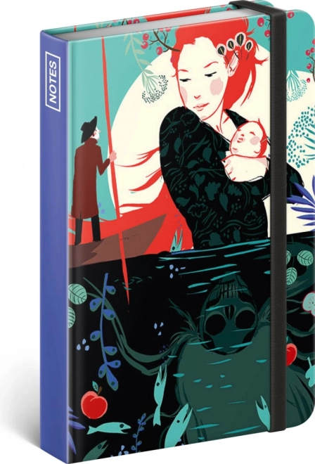 Carnet ligné avec design d’auteur de Kateřina Bažantová 11 × 16 cm