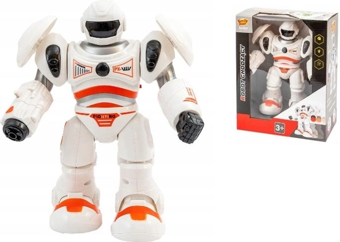 Robot marcheur interactif SmilyPlay orange
