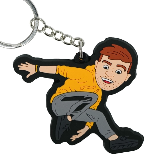 Porte-clés avec motif de Tara (orange)