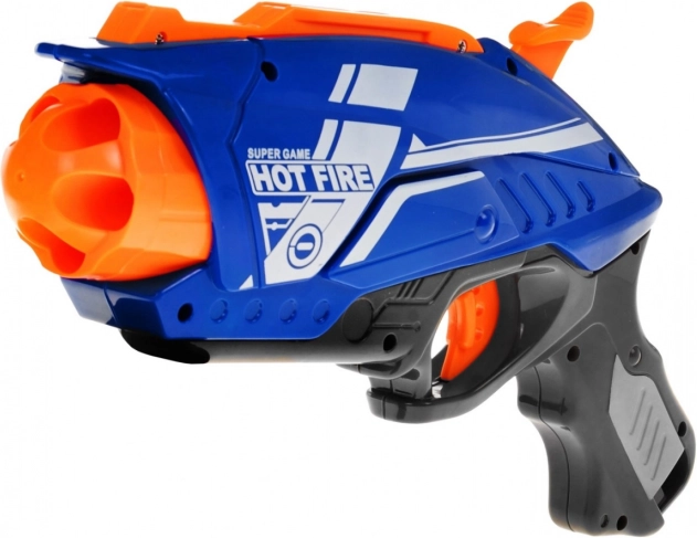 Pistolet pour enfants à fléchettes en mousse BLAZE STORM Hot Fire, à ressort manuel, 20 fléchettes