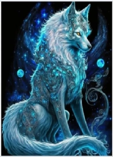 Peinture diamant Magique Renard 30 × 40 cm