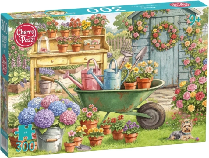 Puzzle Cherry Pazzi Jardin fleuri 300 pièces