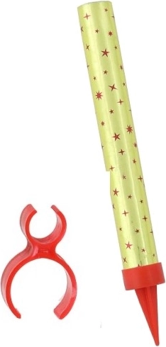 Fontaine de fête dorée avec support pour bouteille