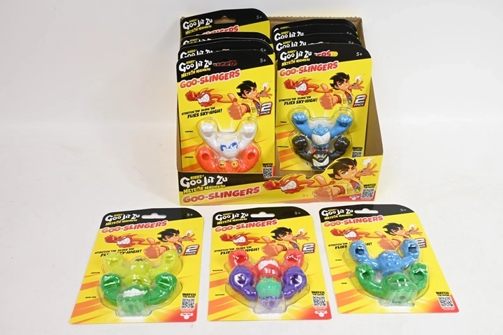 Heroes of Goo Jit Zu GooSlinger Meteor madness – set de 2 figurines extensibles
