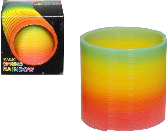 Ressort arc-en-ciel aux couleurs néon