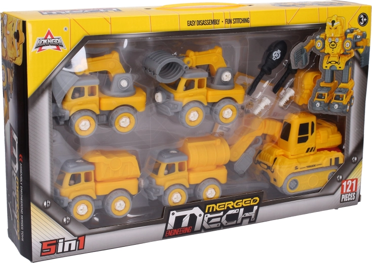 Robot voiture à visser à construire 5 en 1