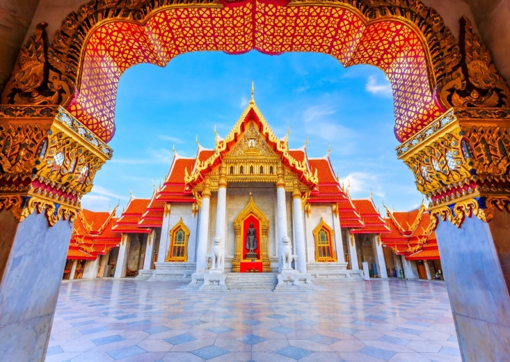 Puzzle Enjoy Temple de Marbre Bangkok 1000 pièces