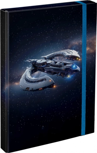 Chemises pour cahiers scolaires A4 - Vaisseau spatial