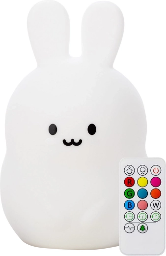 Veilleuse LED Freeon lapin avec télécommande