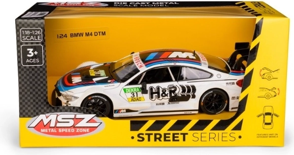 Modèle de collection BMW M4 DTM 1:24 blanc