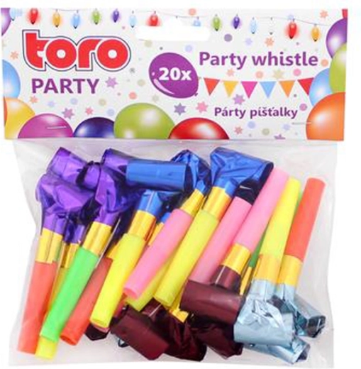 Sifflets de fête 20 pcs