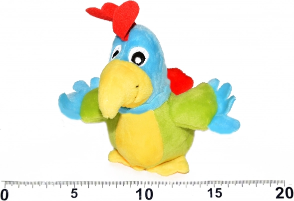 Perroquet en peluche Wiktor 12 cm