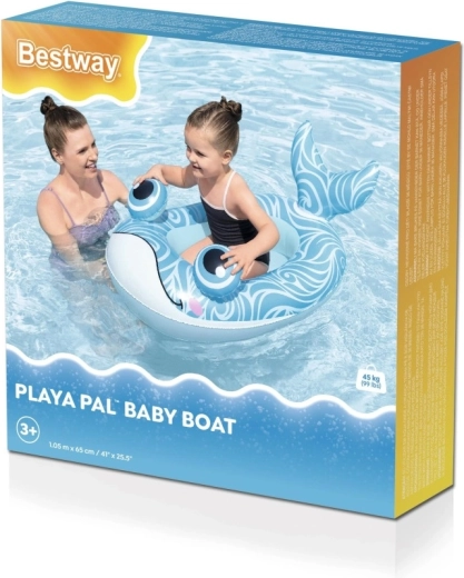 Bateau gonflable pour enfants baleine 105 × 65 cm BESTWAY