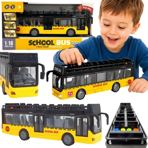 Autobus WOOPIE avec lumières et portes ouvrantes