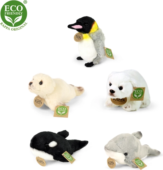 Mélange de peluches d’animaux d’Antarctique écologique