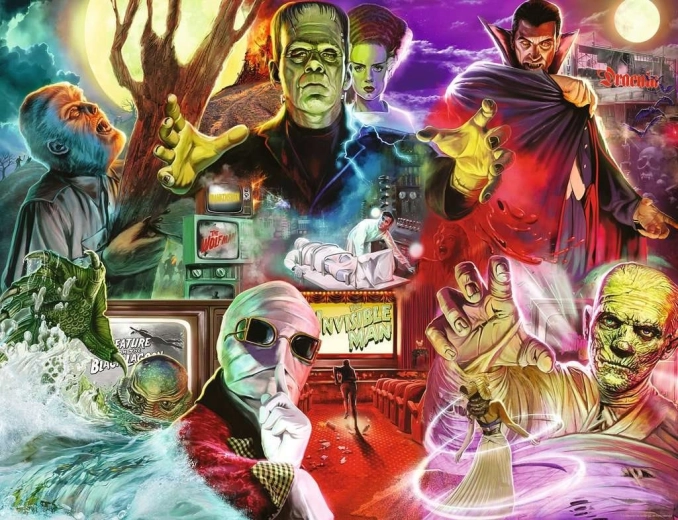 Puzzle Ravensburger Universal Monsters 2000 pièces