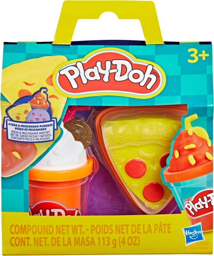 Hasbro Play-Doh – coffret créatif pizza et milkshake
