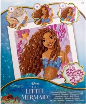 Peinture avec strass Diamond Petite sirène