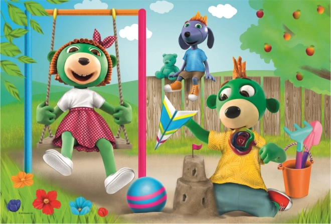 Puzzle Treflíci : Amusement au jardin 100 pièces