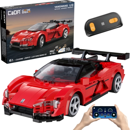 Set de construction CaDA YANGWANG U9 voiture de course RC 299 pièces