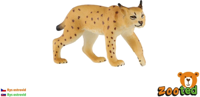 Figurine de lynx boréal de 9 cm
