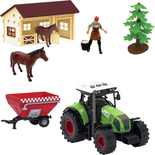 Set de jeu ferme avec lumières et sons, 10 pièces