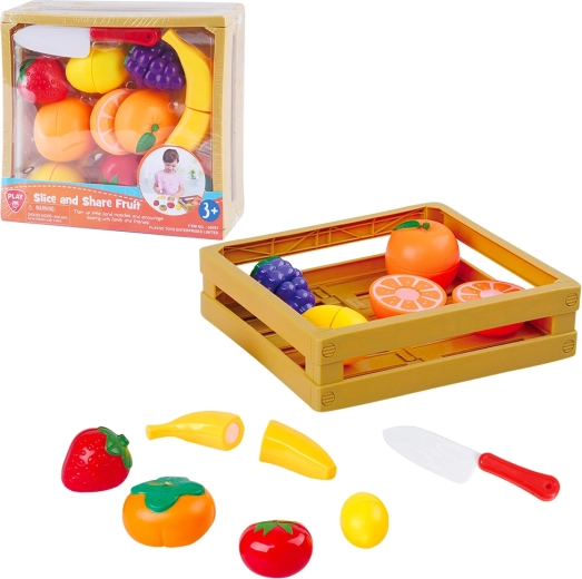 PlayGo découpe et partage de fruits, set de 11 pcs