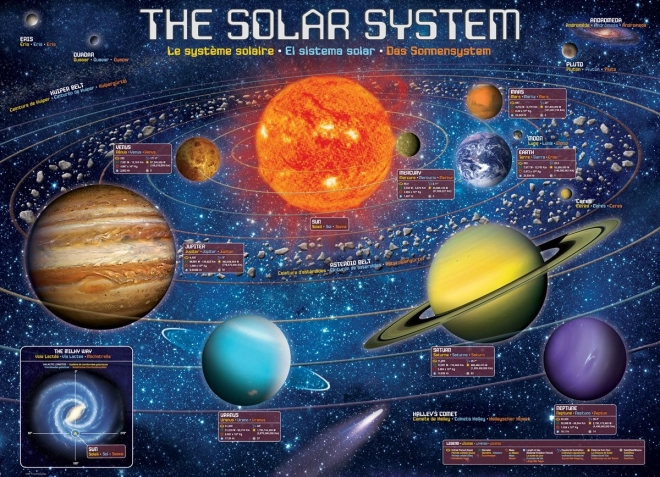 Puzzle Système solaire XL 500 pièces
