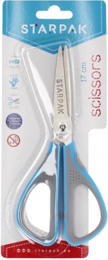 Ciseaux bleus 17 cm - 1 pièce