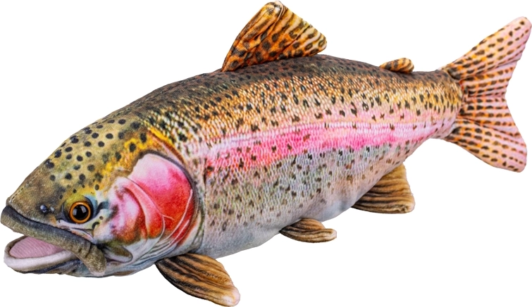 Truite en peluche 38 cm