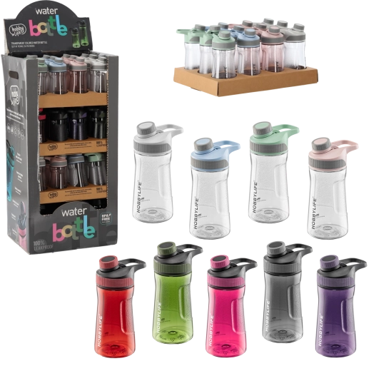 Bouteille d’eau 530 ml avec prise ergonomique HOBBYLIFE