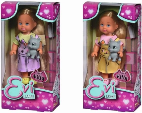 poupée Evi Love avec chaton – 2 variantes