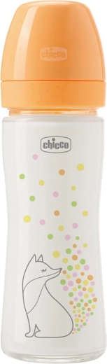 Biberon en verre Chicco Perfect Easy 240 ml avec tétine en silicone